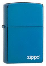 Windproof Blue Sapphire with  Logo Lighter