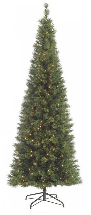 Picture of Autograph Foliages C-60131 - 9 Foot Pencil Pine Tree - Green - Clear Lights