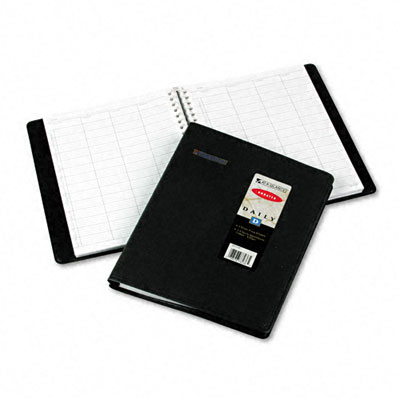 Picture of At-A-Glance 8031005 Group Practice Undated Daily Appointment Book  8-1/2 x 11  Black