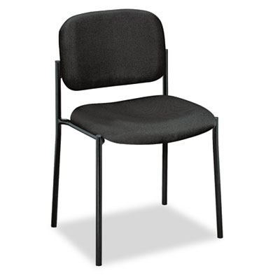 Basyx VL606VA10 Armless Guest Chair 21-1/4 x 21 x 32-3/4 Black