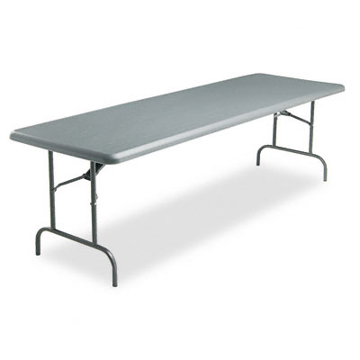 Iceberg 65237 Indestruc-Tables Too 1200 Series Table  Rectangular  96w x 30d x 29h  Charcoal