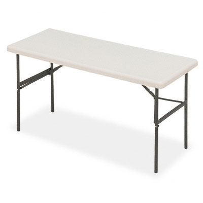 Indestruc-Tables Too 1200 Series Table Rectangular 60w x 24d x 29h Platinum