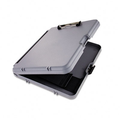 Saunders 00470 WorkMate Poly Portable Desktop 1/2 Cap 1 Section Letter Charcoal/Gray
