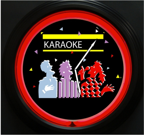 Picture of Neon Concepts 1735 Karaoke Neon Clock