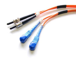 2m Multimode Duplex Fiber Optic Cable ST-SC