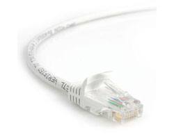 Picture of Startech 45PATCH10WH 10 ft White Snagless Category 5e- 350 MHz- UTP Patch Cable