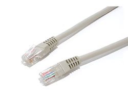 M45PATCH15GR 15 ft Grey Molded Category 5e- 350 MHz- UTP Patch Cable