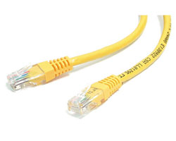 Picture of Startech M45PATCH15YL 15 ft Yellow Molded Category 5e- 350 MHz- UTP Patch Cable