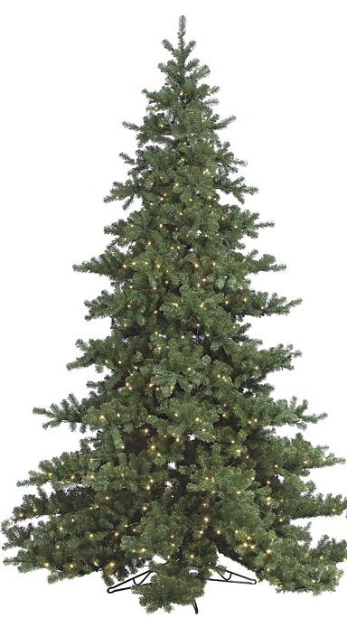 C-9758 - 9 Foot Nikko Fir Tree - Clear LED Lights
