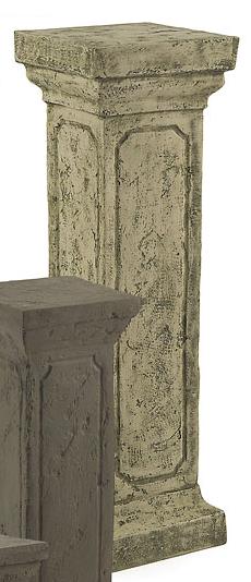 48 Inch Weathered Pedestal - Moss Green