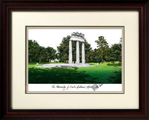Picture of Campus Images AL991R University of South Alabama Alumnus - Satin Stain Mahogany