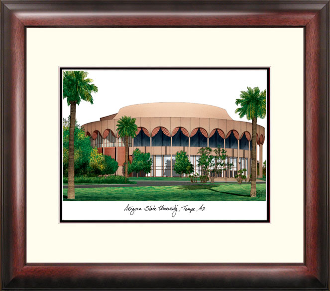 Picture of Campus Images AZ994R Arizona State University Alumnus Framed Lithograph