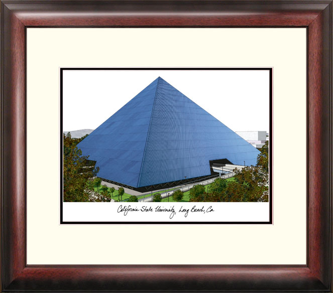 Picture of Campus Images CA923R California State University Long Beach Alumnus Framed Lithogr