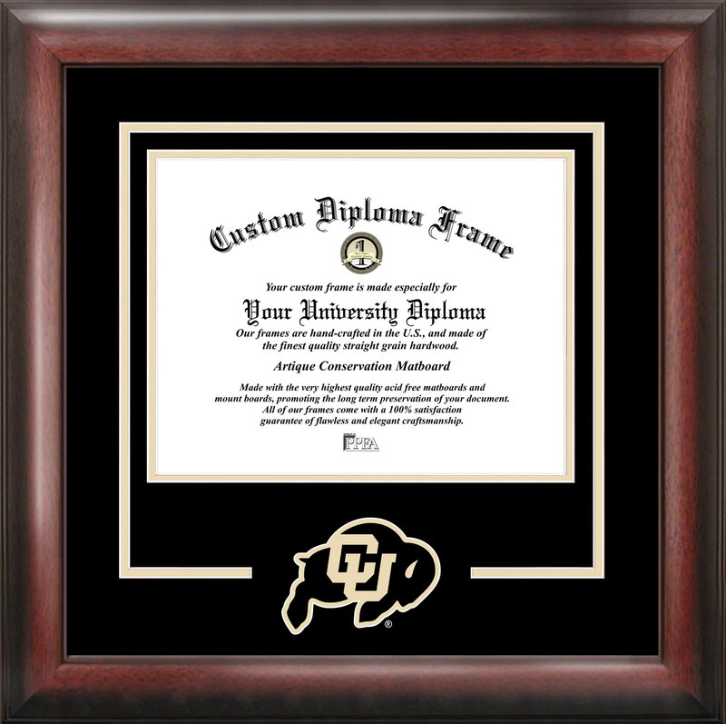 University of Colorado Spirit Diploma Frame