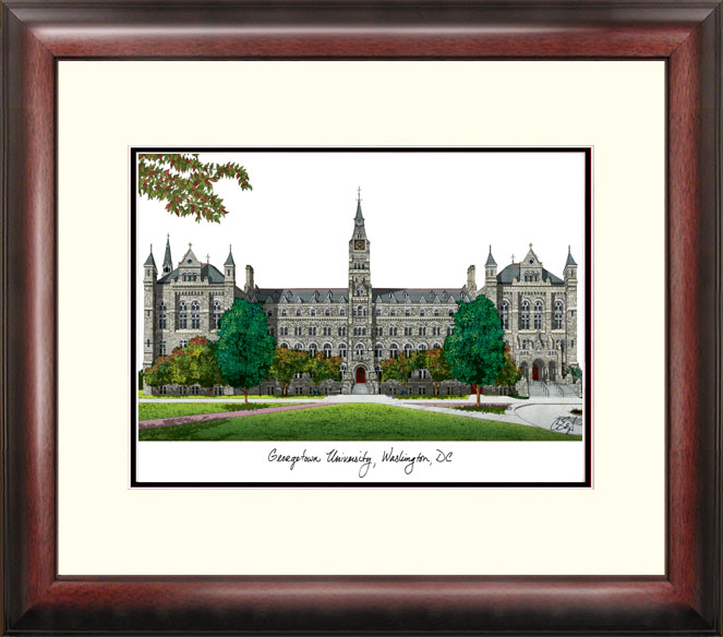 Picture of Campus Images DC996R 18&quot; x 14&quot; Georgetown University Alumnus Frame