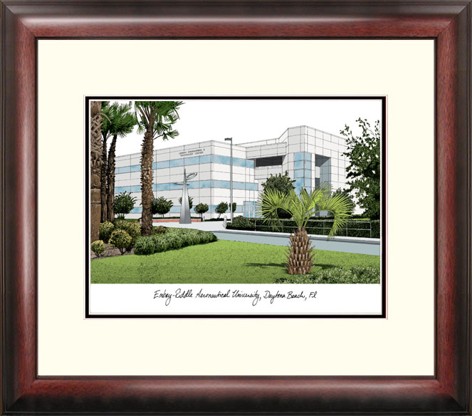 Picture of Campus Images FL995R Embry-Riddle University Alumnus Framed Lithograph