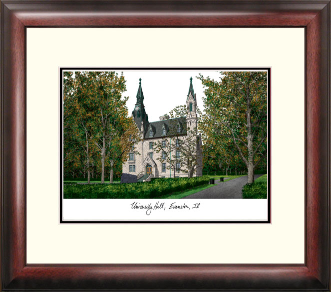 Northwestern University Alumnus Framed Lithograph