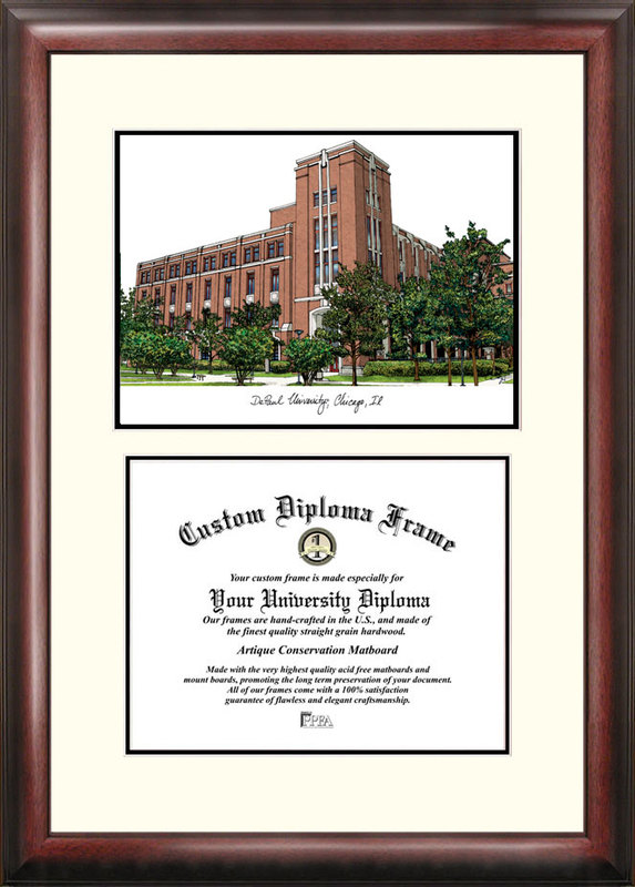 DePaul University Scholar Framed