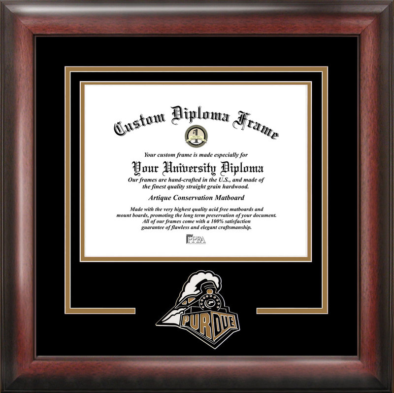 Purdue University Spirit Diploma Frame