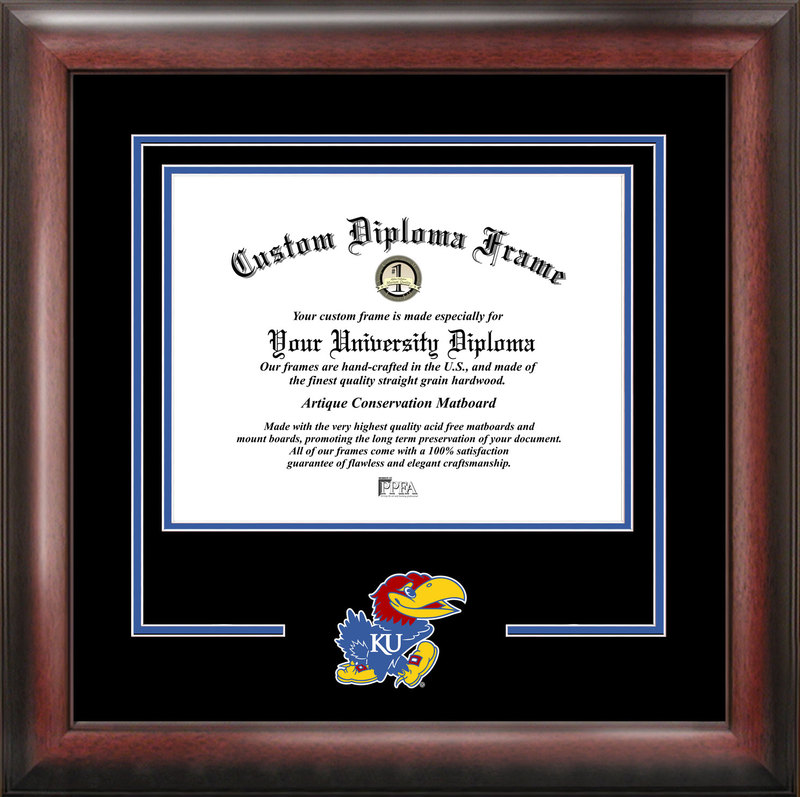 University of Kansas Spirit Diploma Frame