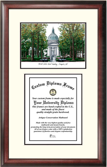 MD997V United States Naval Academy Scholar - Satin Stain Mahogany