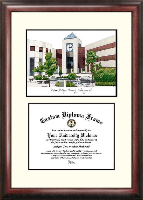 Western Michigan Universityscholar with Black Edge and Double Matting