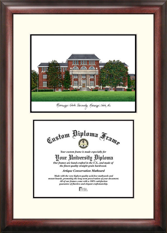 MS997V Mississippi State University Scholar Frame