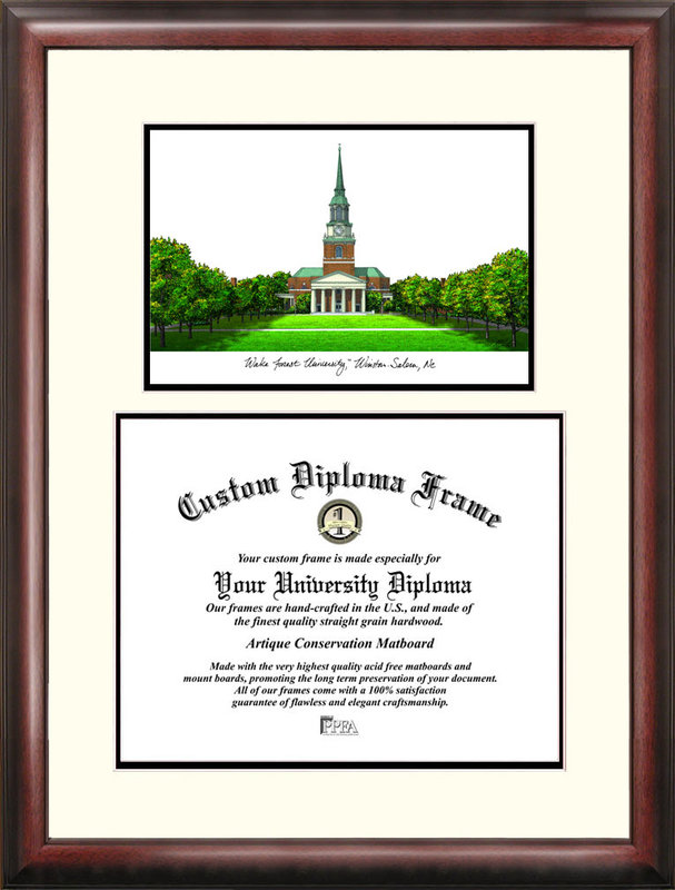 NC991V Wake Forest University Scholar Frame