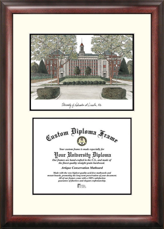 University of Nebraska Scholar Frame Print