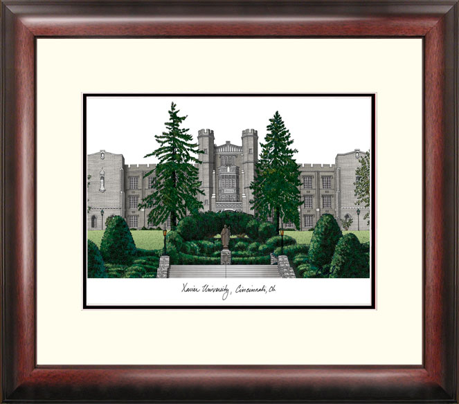 Xavier University Alumnus with Mahogany Frame