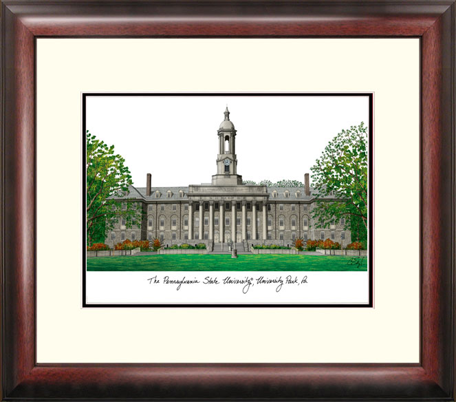 Pennsylvania State University Alumnus Framed Lithograph