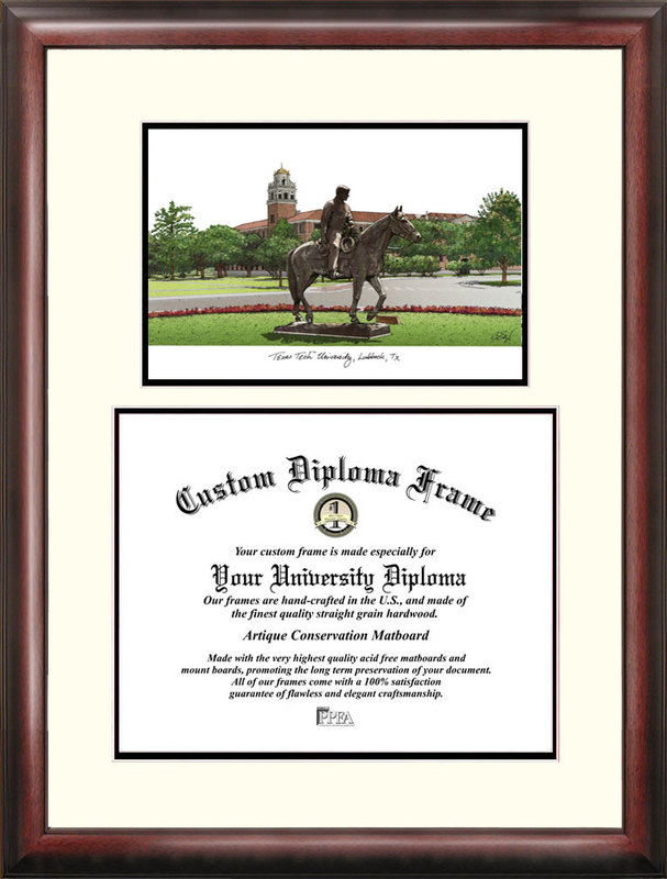 TX960V 18" x 24" Texas Tech University Scholar Frame
