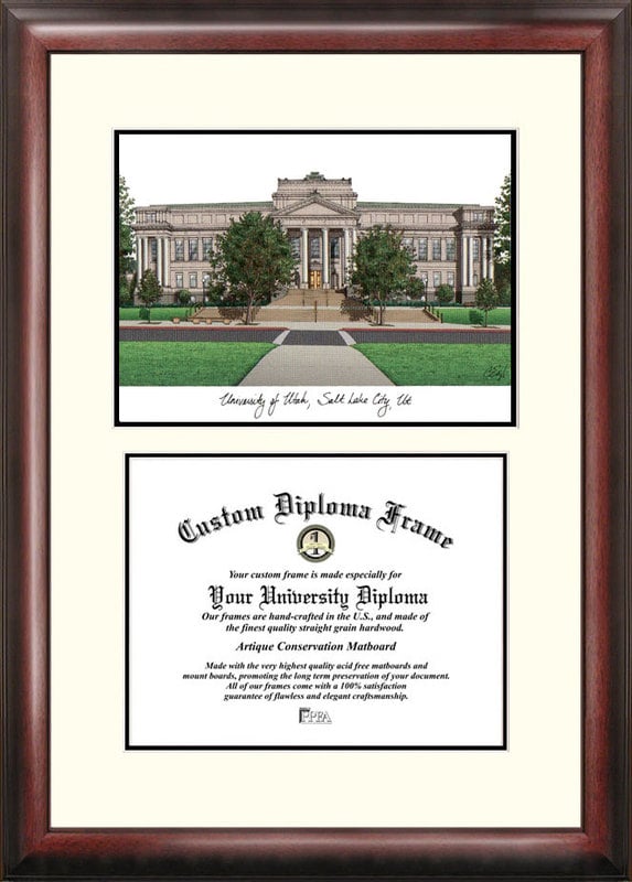 University of Utah Scholar Diploma Frame