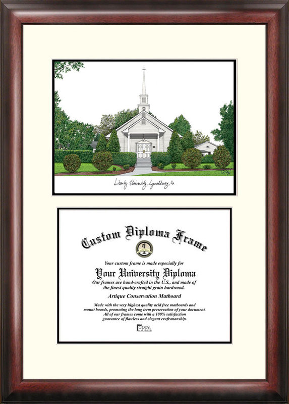 Liberty University Alma Mater Framed Lithograph