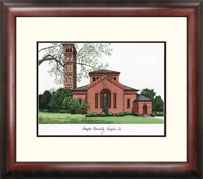 Hampton University Alma Mater Framed Lithograph