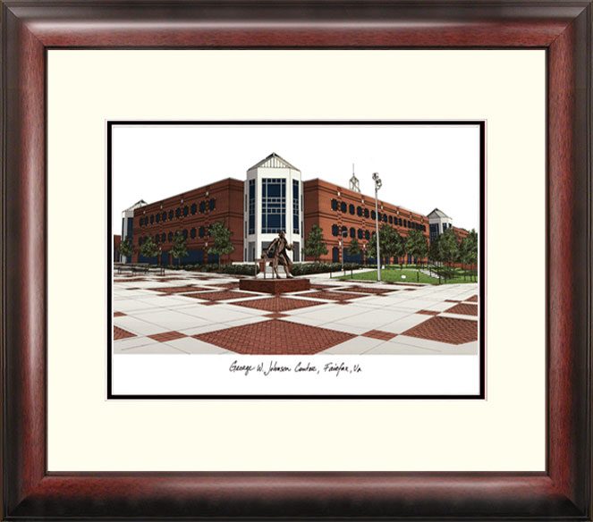 Mason University Alumnus Framed Lithograph