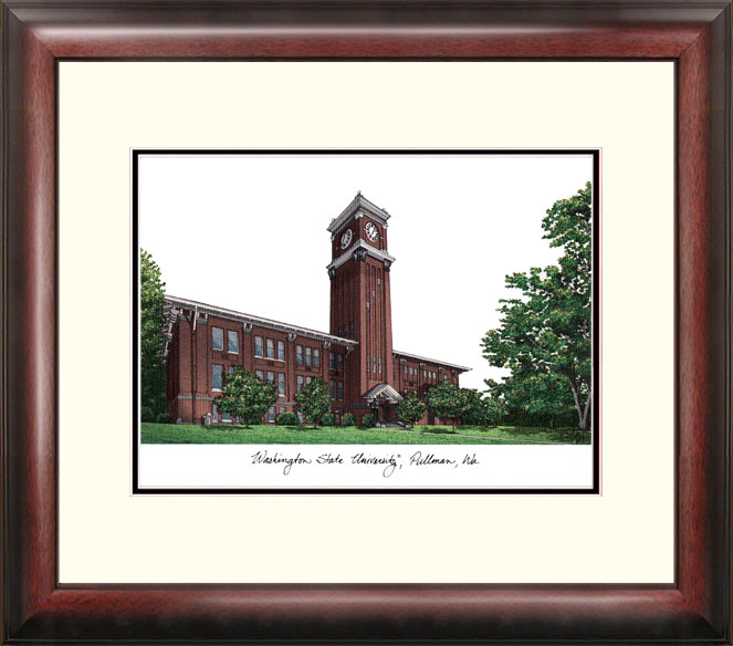 18'' x 14'' Washington State University Alumnus Wall Art