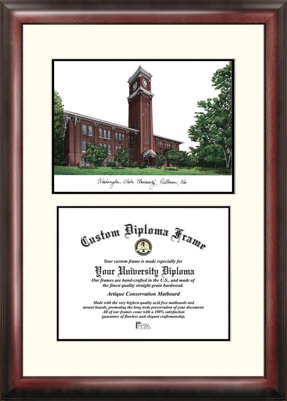 Washington State University Scholar - Satin Stain Mahogany