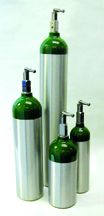 Picture of Oxygen 'D' Tank - 425 Liter with Toggle - 8046