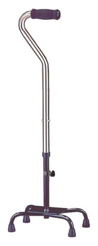 Quad Cane Heavy Duty Large Base 500# Capacity -