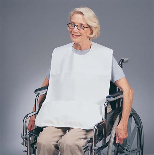 Barrier Bib with Catch Pocket - 7617A