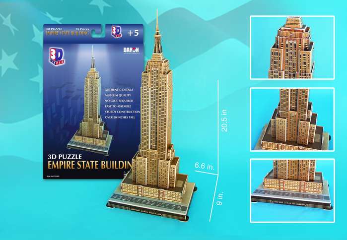 Picture of Daron CF048H Empire State Building 3D Puzzle