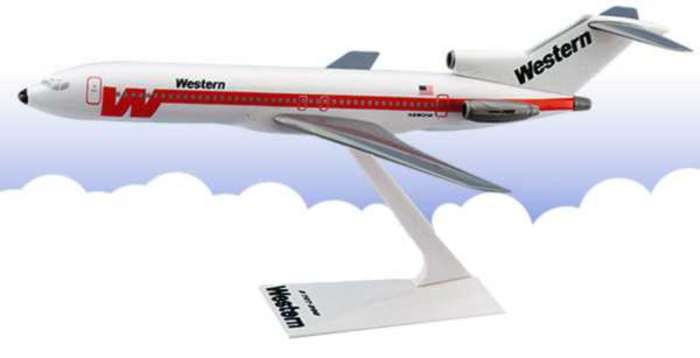 Picture of Daron LP1048 B727-200 Western Airlines - White
