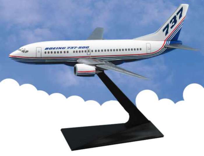 Flight Miniatures Boeing 737-500 House Colors 1981 Demo Livery 1:200 Scale Display Model