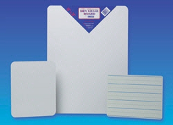 Picture of Flipside 12034 - Red And Blue Ruled Dry Erase Dual Sided Board Pack of 24