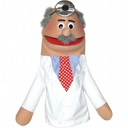 Picture of Get Ready 433H doctor puppet- male- Hispanic- 18 inch