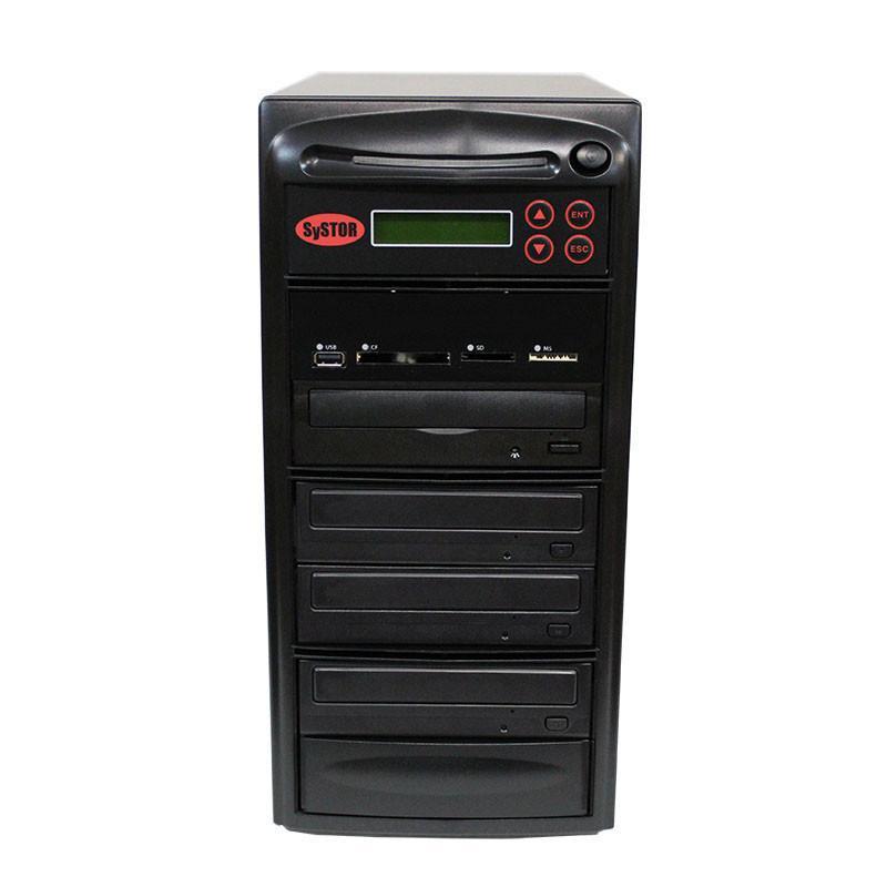 Picture of Systor 1:3 Disc Duplicator + USB/SD/CF to Disc Backup Copier Tower