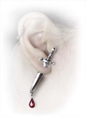 Picture of Alchemy Gothic E257 - Cesare&apos;s Veto  -Earrings