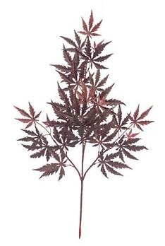 Picture of Autograph Foliages PR-50510 - 30 Inch Fire Retardant Maple Branch - Burgundy - Dozen