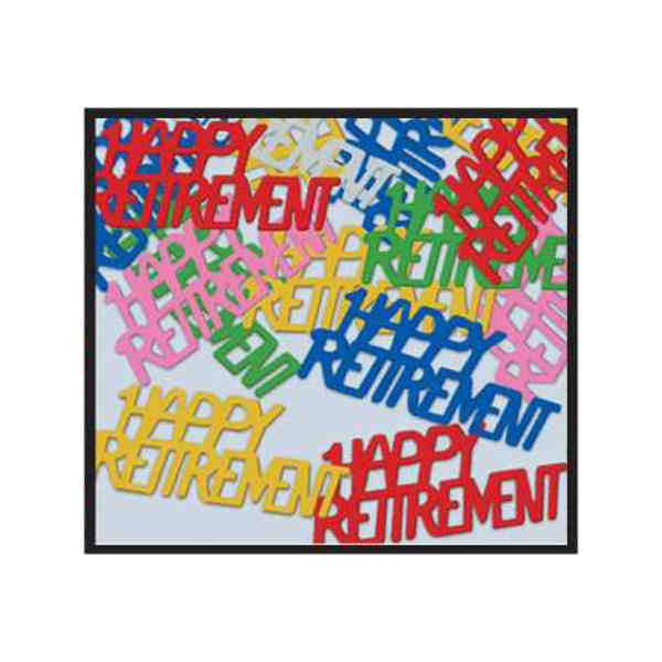 Picture of Beistle - 50646-MC - Happy Retirement - Fanci-Fetti- Pack of 12